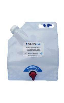 SANOpak, Water-Activated HOCL Sanitizing Solution, 4-liter capacity